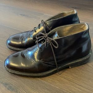 J.Crew Formal Desert Boot in Dark Brown Leather